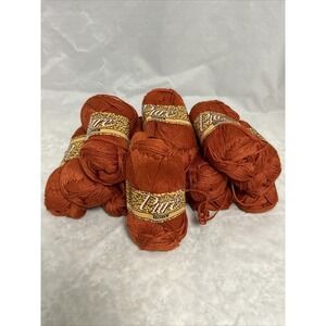 Southwest Trading Company Soy Silk 13 Skeins‎ Burnt Orange Yarn 50 Gm Color 81